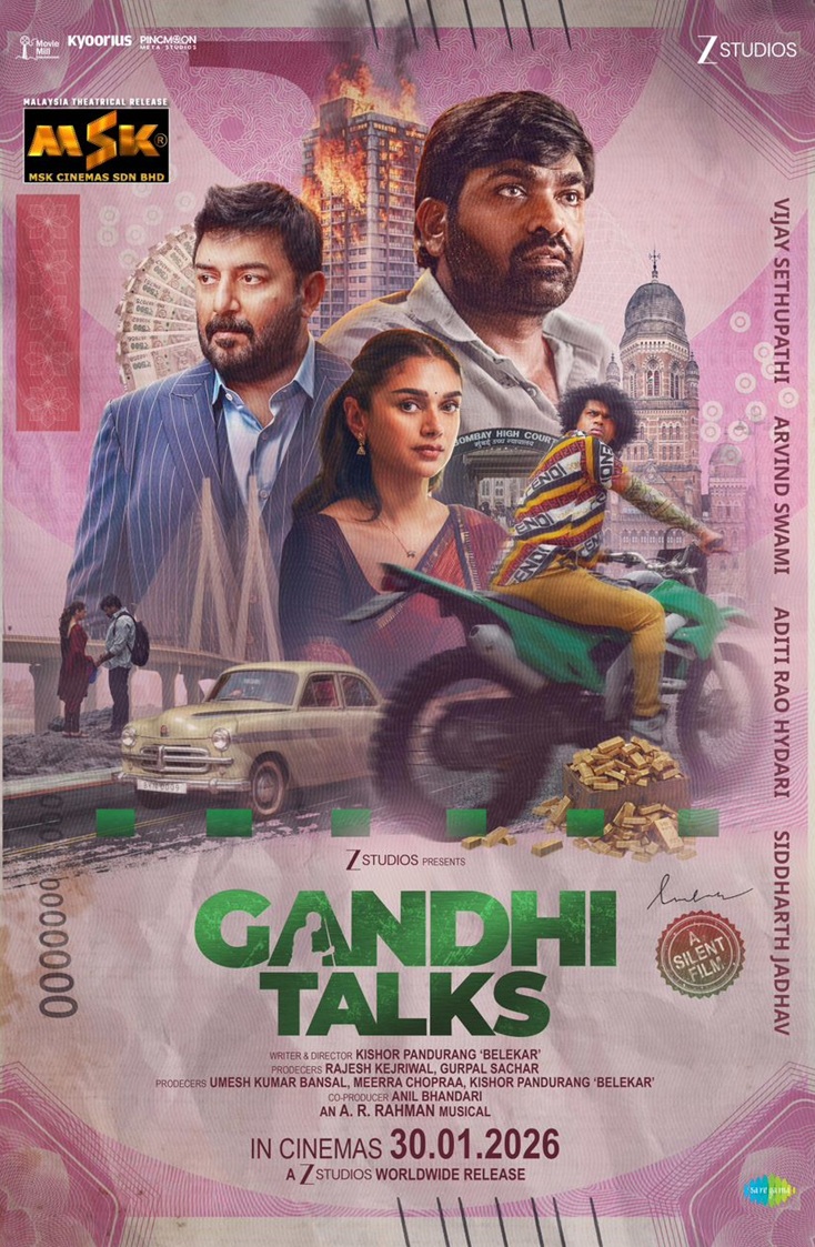 GANDHI TALKS (silent movie)